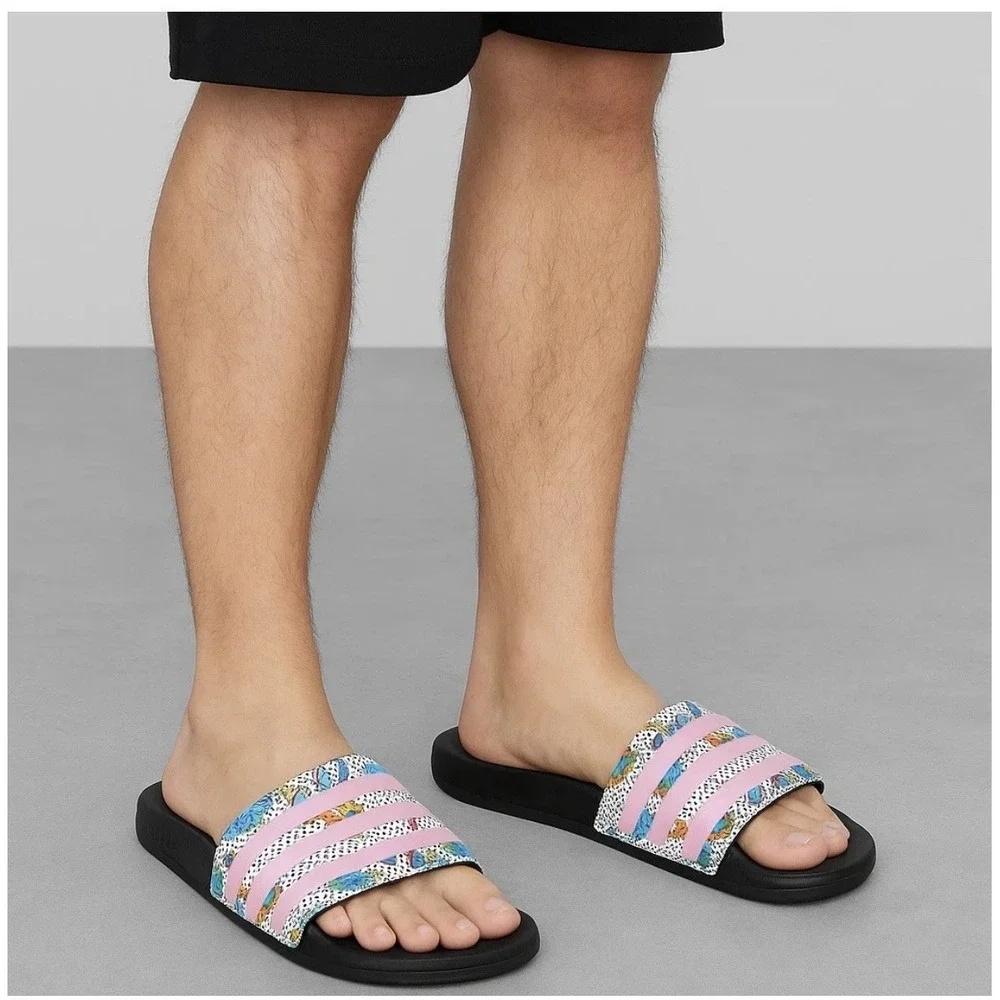 Adidas Adilette Comfort GW5039  Multicolor Cartoon Theme Sandal Slip On Shoes 11